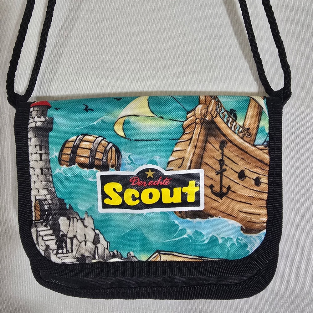 Scout Kids Nautical Ship Lighthouse Wallet Coin Pouch‎ Bag